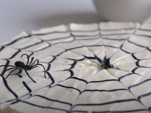 No-Bake Spiderweb Cheesecake Recipe