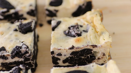 oreo chunk cheesecake squares recipe