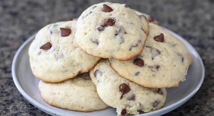 peanut butter banana chocolate chip cookies recipe