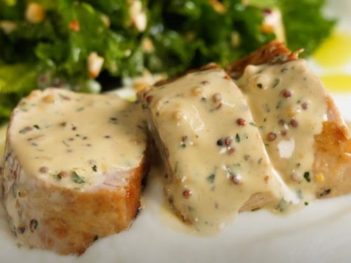 Pork Tenderloin with Mustard Sauce Recipe