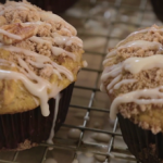 pumpkin doughnut muffins with vanilla glaze recipe