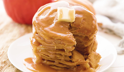 pumpkin spice pancakes with pumpkin butter recipe