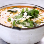 roasted kuri coconut curry soup recipe