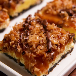 samoa cheesecake bars recipe