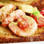 shrimp avocado garlic bread recipe