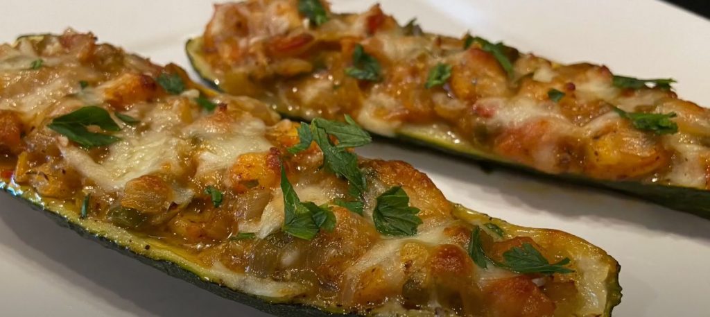 Shrimp Zucchini Boats Recipe