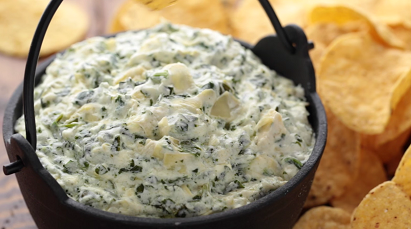 skillet spinach bacon artichoke dip recipe