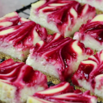 skinny raspberry swirl cheesecake bars recipe