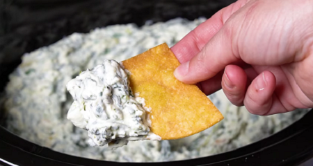 slow cooker spinach feta dip recipe