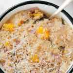 steel cut oat risotto with butternut squash and kale recipe