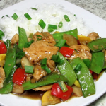 stir fried chicken with sugar snap peas recipe