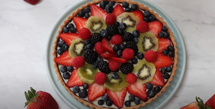 Vanilla-Almond Fruit Tart Recipe