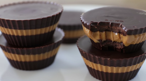 vegan chocolate peanut butter pudding cups recipe