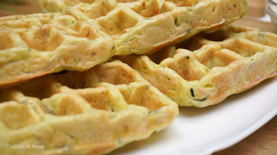 zucchini waffles recipe