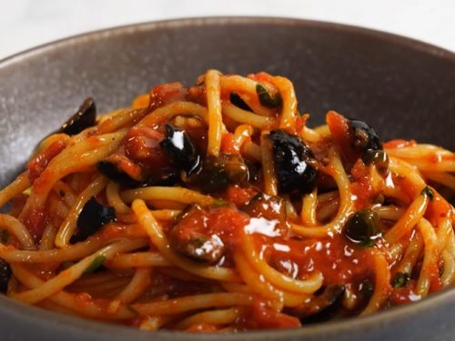 olive and tomato pasta recipe