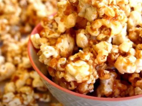 sesame caramel corn recipe