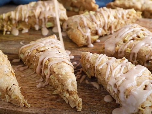 caramel apple cinnamon scones recipe