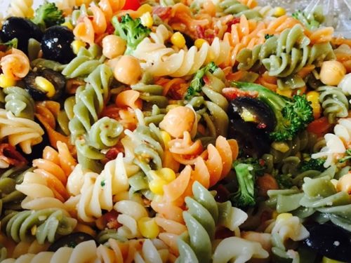 colorful pasta salad recipe