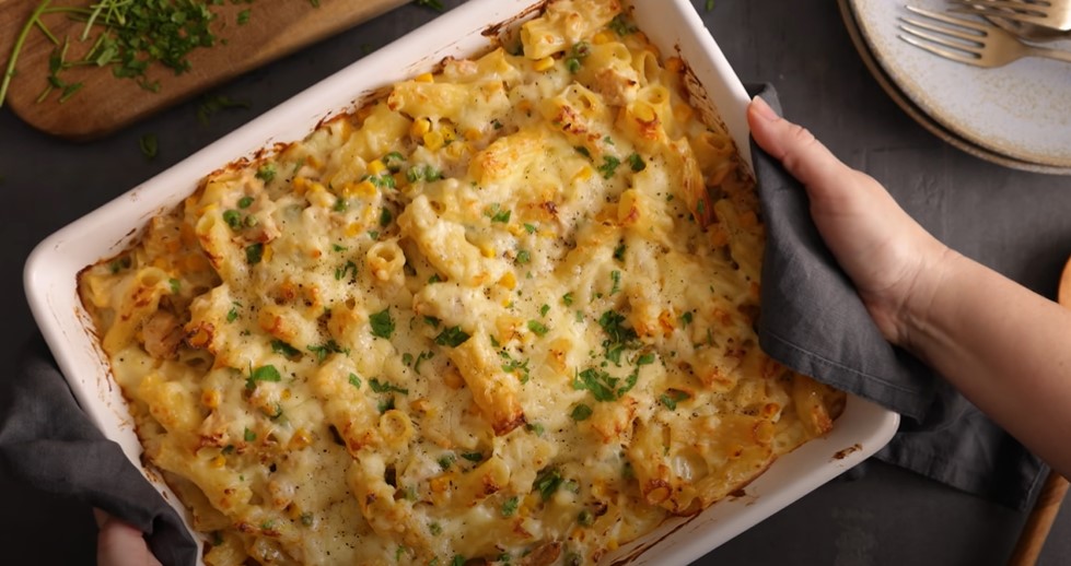 cheesy tuna casserole recipe