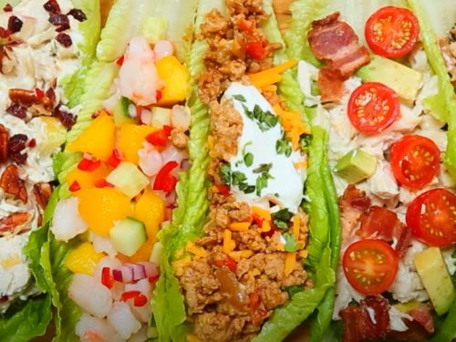 vegetarian millet lettuce wraps recipe