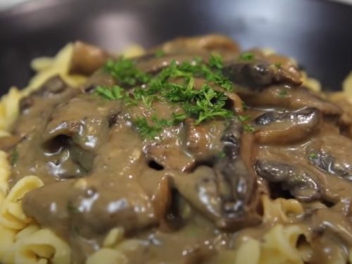 dairy-free vegetarian stroganoff recipe