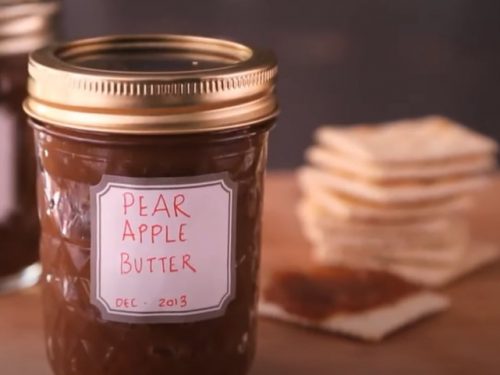 slow cooker cranberry-pear butter recipe