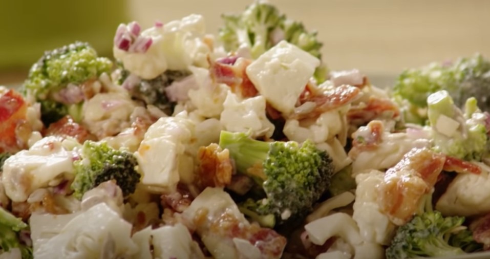 broccoli and cauliflower salad recipe