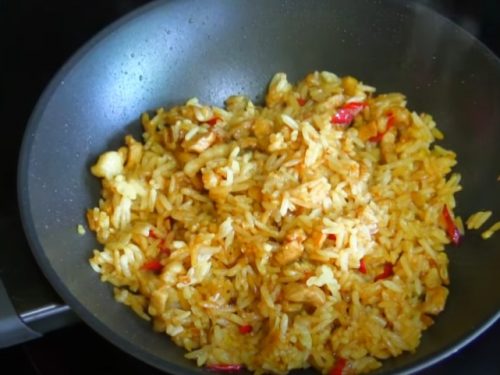 thai-style pork fried rice recipe