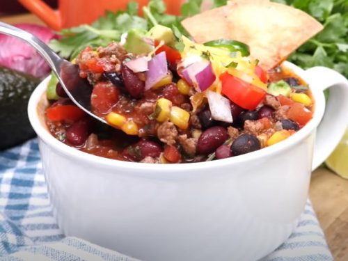 turkey chili taco soup recipe