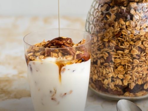 vegan maple pecan pie granola recipe