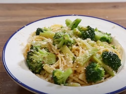 spicy broccoli fettuccine recipe