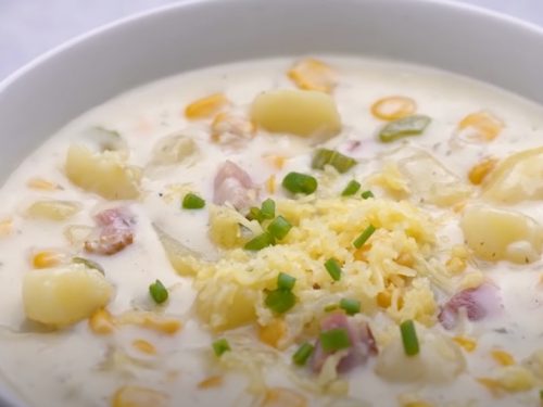 corn-and-cod chowder recipe