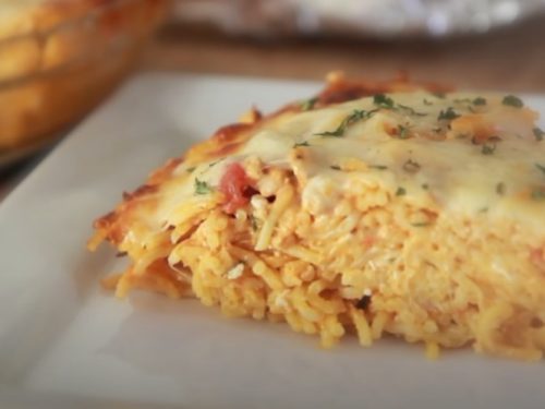 loaded spaghetti pie recipe