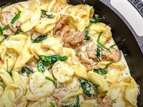 cheesy tortellini pasta recipe