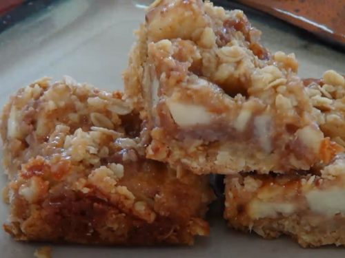 caramel apple bars recipe