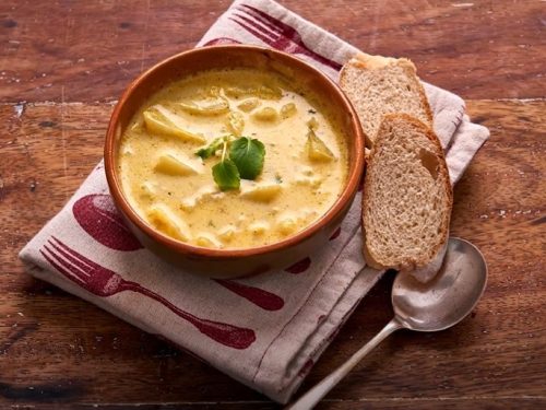 curried cauliflower-potato soup recipe