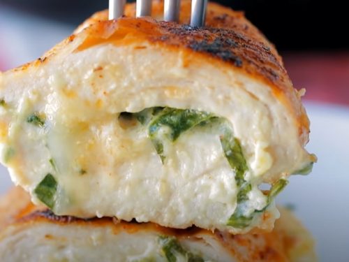 spinach stuffed chicken breast recipe