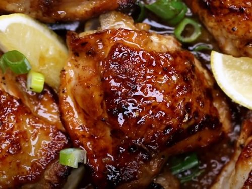 honey lemon garlic chicken recipe