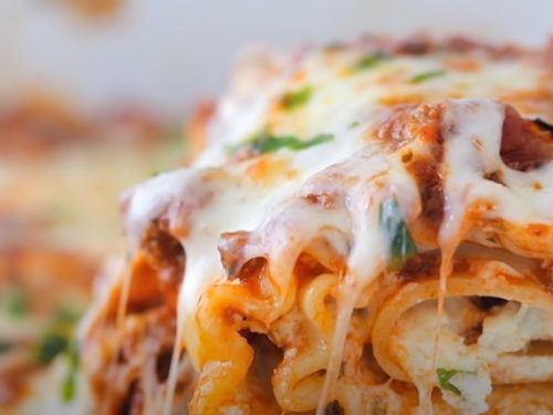 easy lasagna-stuffed burritos recipe