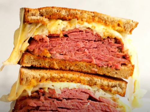 slow cooker reuben sandwiches recipe