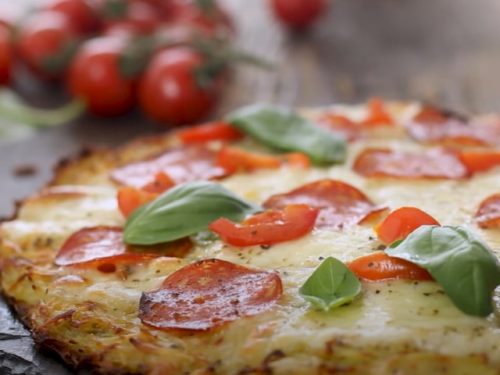 squash and potato pizzas recipe