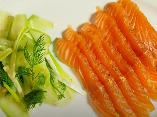 gin and tonic cured salmon recipe