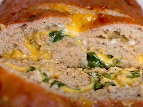 cheese stuffed turkey meatloaf recipe