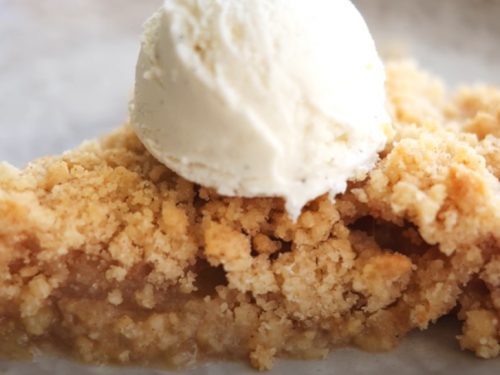 homemade apple crumble recipe