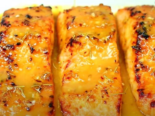 orange-rosemary glazed salmon recipe