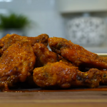 baked buffalo wings with blue cheese dip recipe