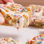 cake batter blondies recipe