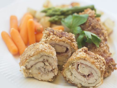 chicken cordon bleu bites