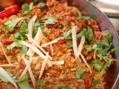 chicken keema recipe