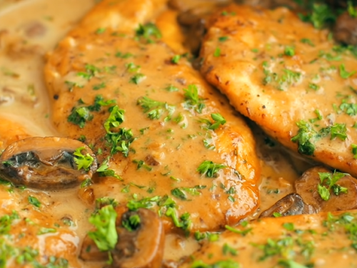 chicken marsala recipe (olive garden copycat)